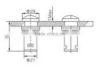 GD16-22CS CNGAD 220V led panel light(22mm led pilot lighting,signal lamp)