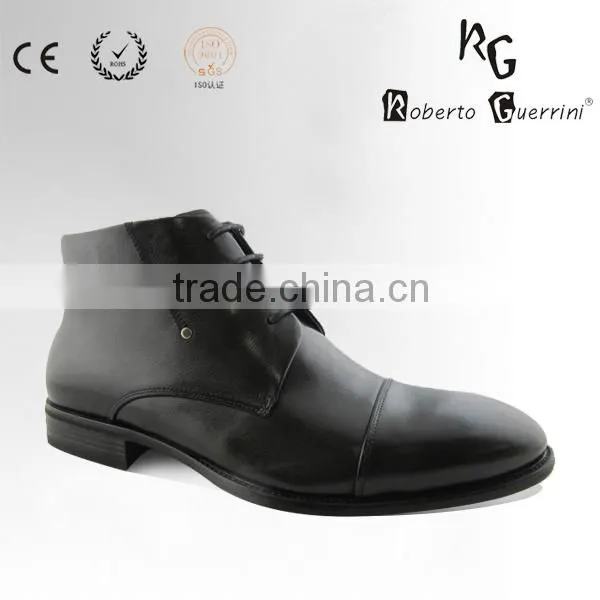 Roberto Guerrini Leather No Lace Boots