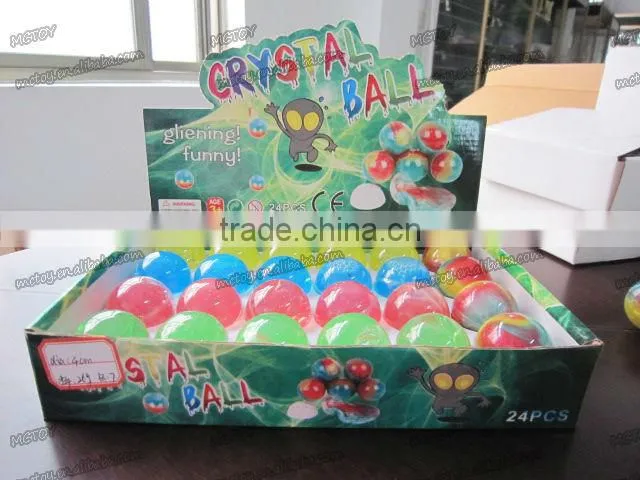 LOW PRICE novelty magic crystal ball putty slime baby toys 4cm 24pcs/box a variety of colors