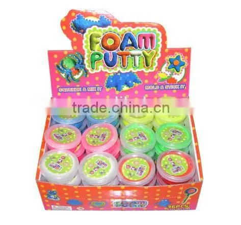 5x2.5 snow putty, color foam plasticine putty