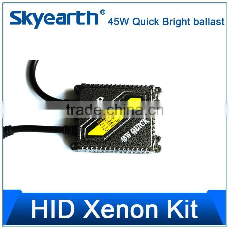 hid ballast 45w quick bright better than 35w nice look new design for aftermarket HID kit