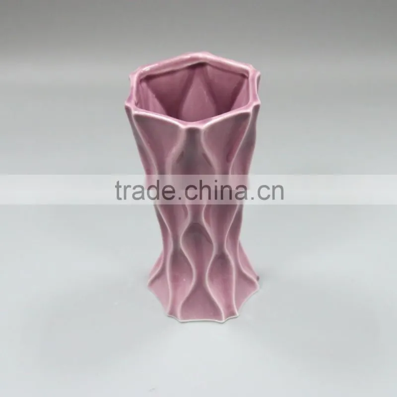 Wholesale types of pink flower vase