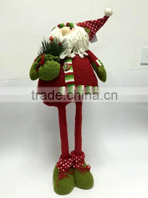 FEXIBLE SANTA SNOW MUPPET ORNAMENT