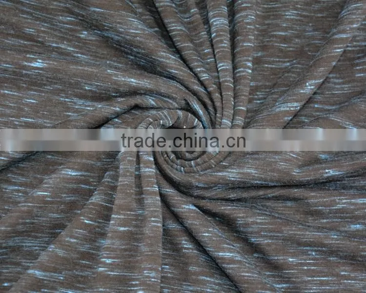 Jiufan textile latest fashion dresses knitting fabric baby clothes fabric