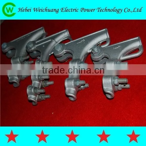 High Quality bolt type Preformed Tension Clamps/Strian Clamp/Tension Set for Electric Power Fitting, Made in WeiChuang
