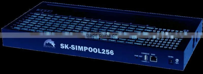 Skyline GSM simbank 256 sim slots SIMBANK/box compatible with goip sms gateway/sim sever can avoid SIM blocking