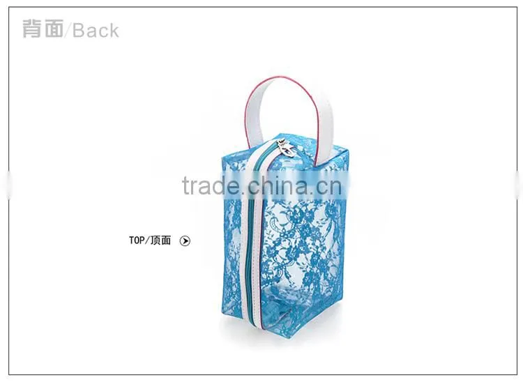 2014 NEW!pvc clear plastic bags;clear acrylic clutch bag;travel make up bag