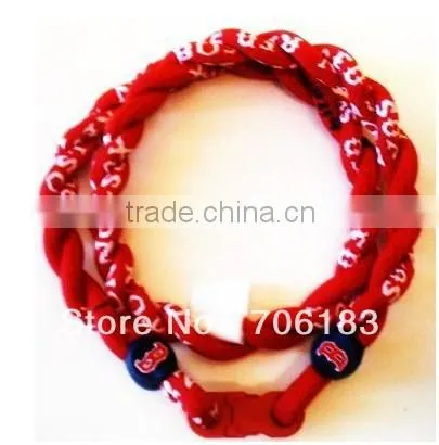 Braided Rope Necklace For Baseball,baseball necklace for women,necklace for men