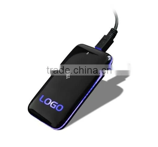 Gracious RoHS Custom LED Logo USB Cable Slim Mouse