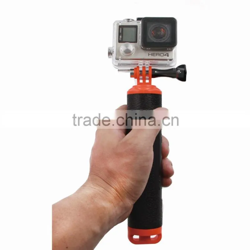 Telesin New Floating bobber grip handle with pistol trigger and cellphone clip for Go Pro, Xiaomi and SJCAM cameras