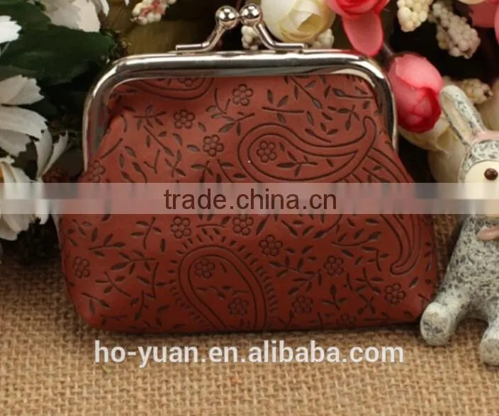 Colorful PU children coin bags/pouch/cover with zipper in fashion style