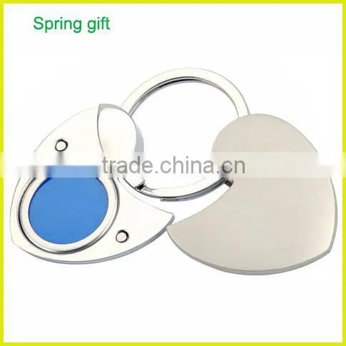 promotional metal zinc alloy led key chain custom light keyring metal flashlight keychain