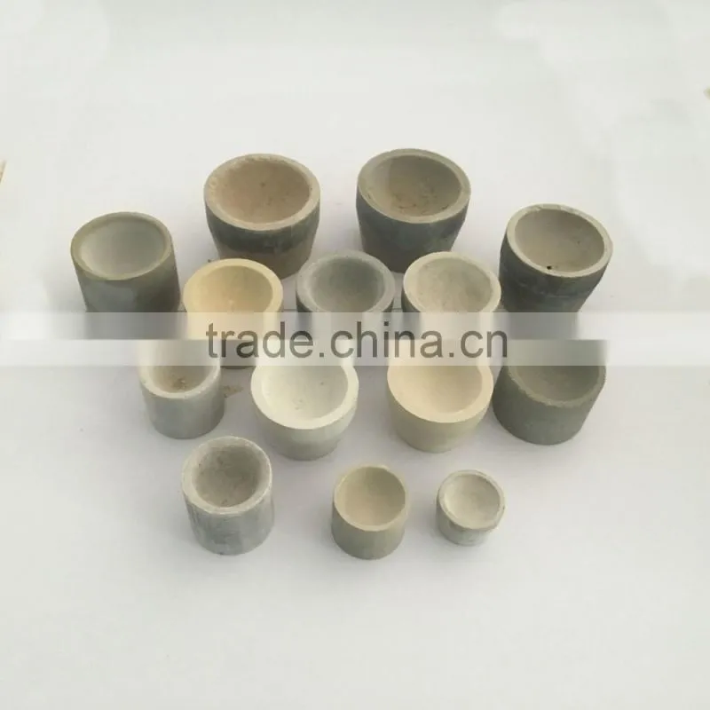 Factory wholesale price Cupels / fire assay crucibles used in cupellation furnace