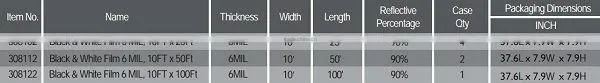 Black and white stretch film,black and white PE film