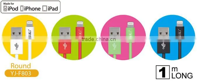 The Best Quality MFi Approved Power Charge Data Sync Cable For iPhone 5 5C 5S iPad Mini iPad 4 Air etc