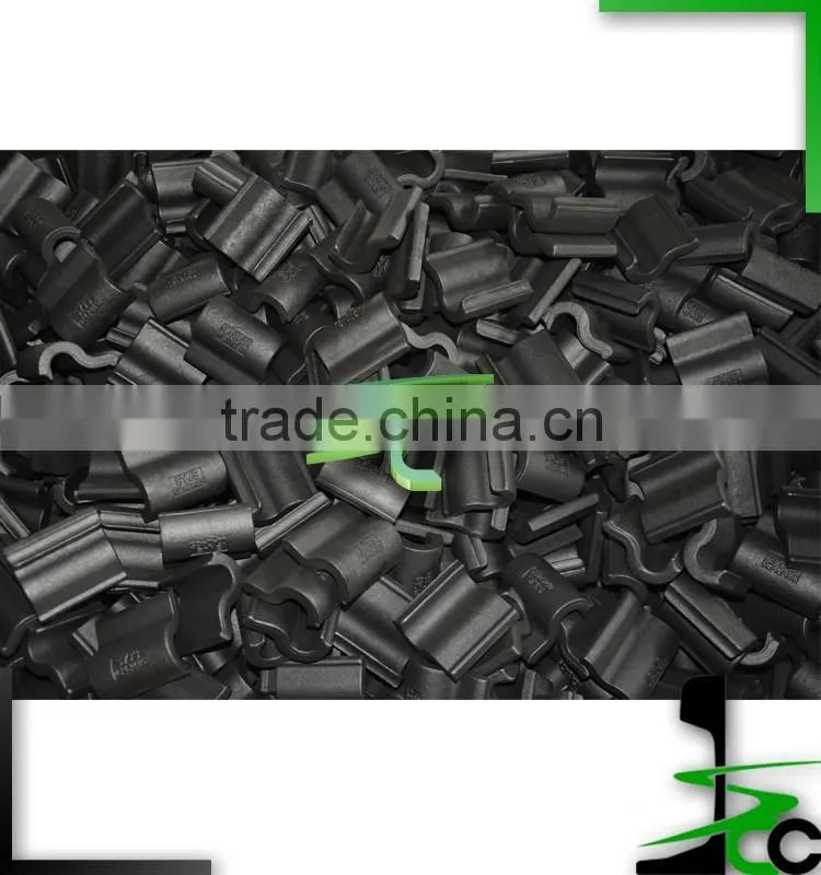 Cast iron railway shoulders/weld-on shoulders