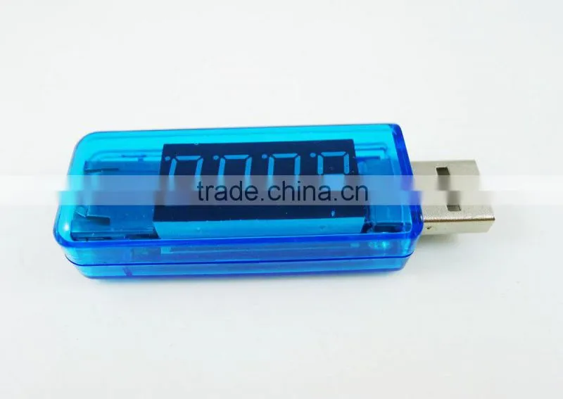 0.4inch LED Digit Red Display USB Power Charger Voltage Current Tester
