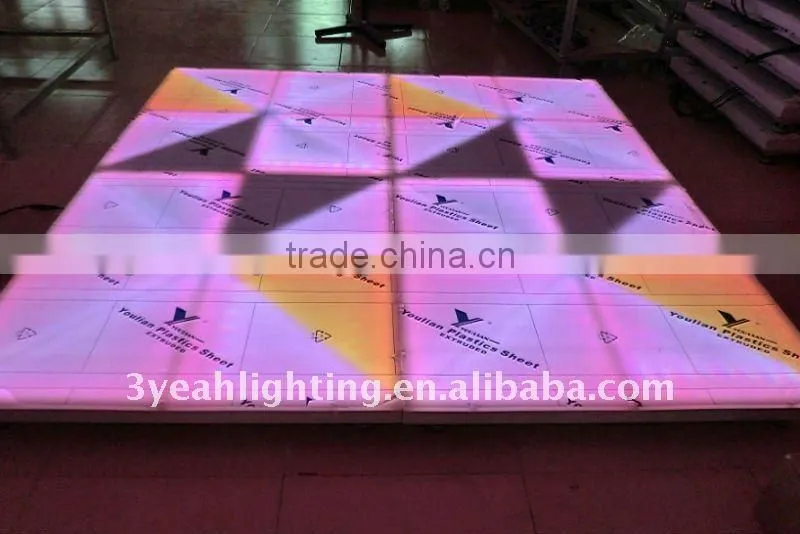 10mm 720 Rgb color led dance floor/Led Disco Floor