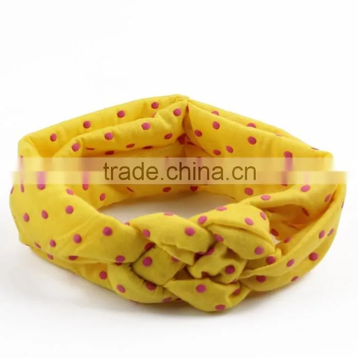 knot headband baby headband dot hairband
