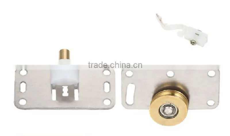 KLD-JL- 012 Stainless Steel + Nylon+ Copper High Quality Wood Sliding Bottom Roller