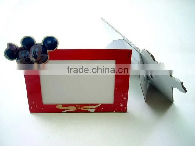 Fashionable promotion gifts paper photo frame for decoration