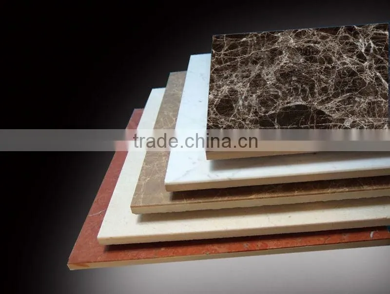 2015 Floor & Wall Composite Marble Tile, Aluminum Composite Panel