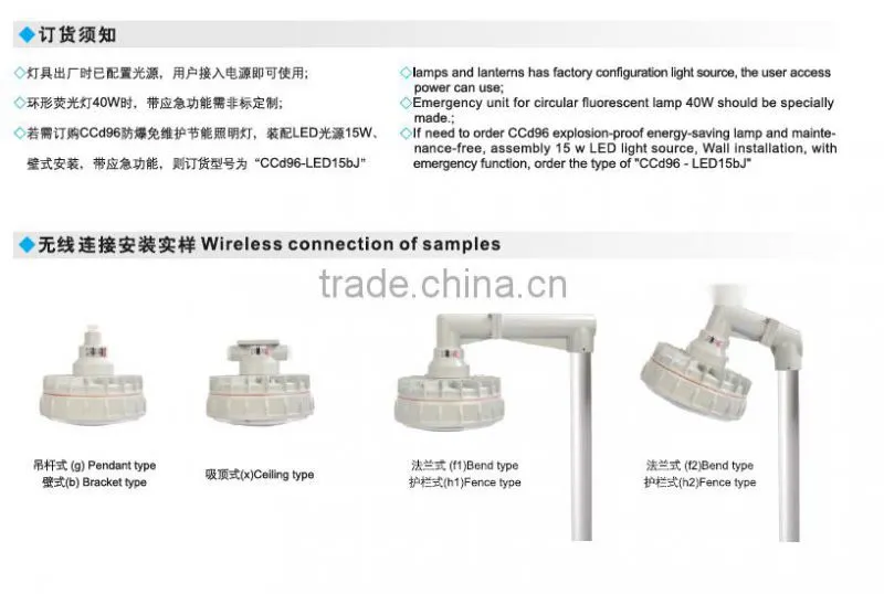 explosion proof maintemance free energy saving lighting circular fluorescent lamp