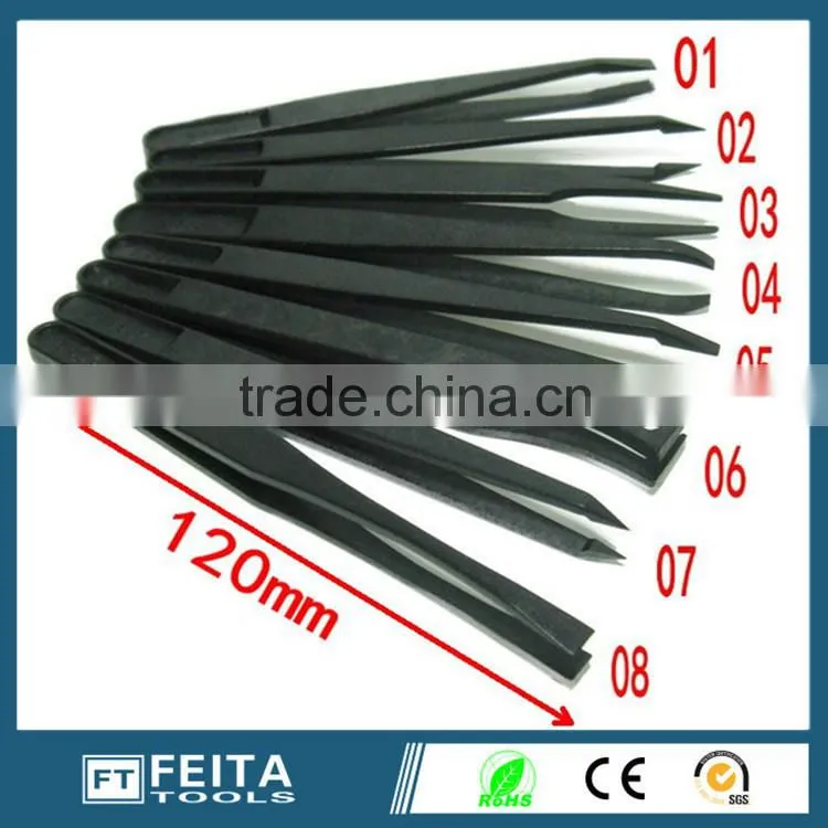 Cleaning tool ESD white Plastic tweezers /ESD Antistatic tweezers