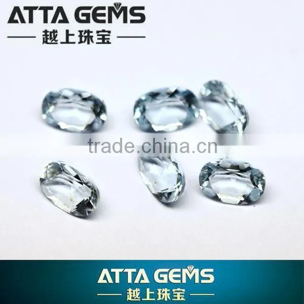 Unselfish love-Oval cut synthetic aquamarine crystal price