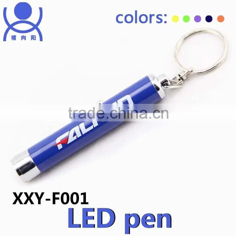Creative flash magnifier led light pen / fancy light pens / pen with led light