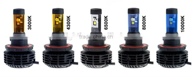 Bright 6th DIY color 3000LM 9004 led motorcycle headlight