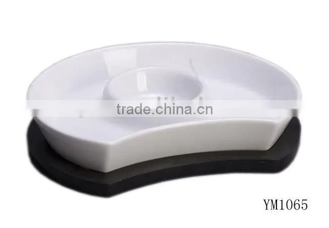 Porcelain Plate With Wooden