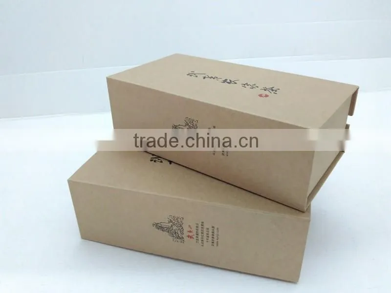 Manufacturer Custom High End Book Shape Hinged Paper Tea Packaging Box