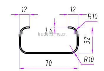 Quick Interchangeable CZ Purlin Roll Forming Machine