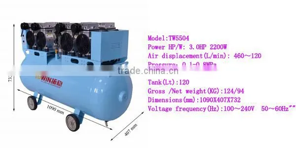 Master Design Movable Air Compressor With SGS Certificate