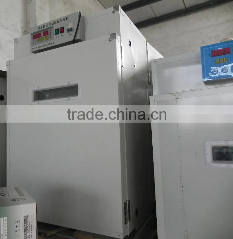 High hatching rate 440 chicken eggs fully automatic incubator with CE supported