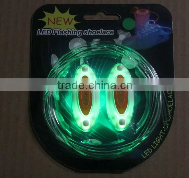 Dependable performance LED Flashing shoelaces,led glowing shoelaces,LED flashing shoelase lights