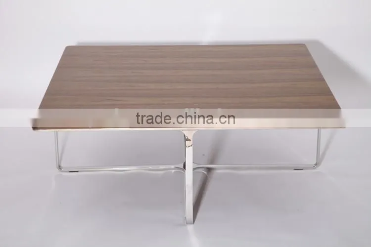Stainless steel square bar party accent cocktail table design