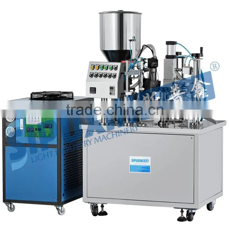 Sipuxin_Automatic plastic soft tube filling and sealing machine