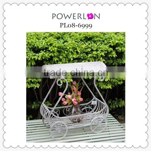 Metal Flower Stand Designs with Wheel