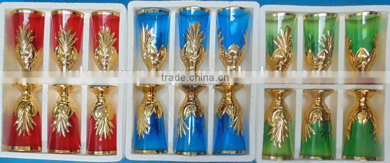 stock gold colored glass drinkware water jug set