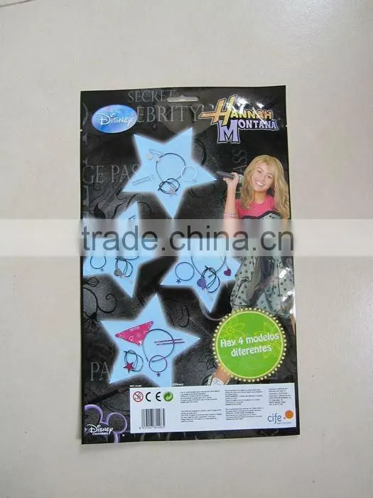 Plastic colorful toy packing bag/toy bag