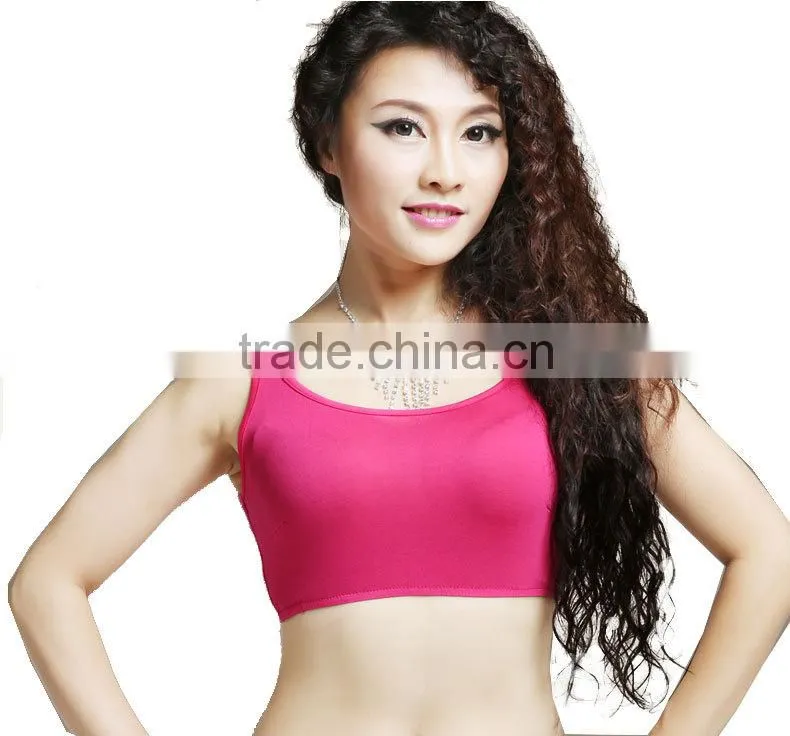 Wuchieal Belly Dance Modal Top with straps in 5 colors