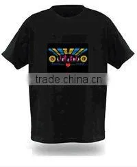 Hot Sale Sound Activated El T-shirt
