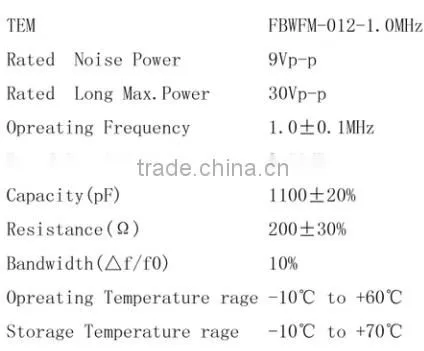 FBWFM-012-1.0MHz gas sensor electrochemical gas sensors nitric oxide sensor(FBELE)