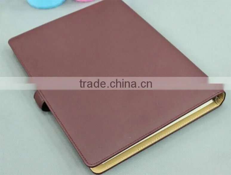 2015 new style Leather cover diary with magnetic closure/clasp