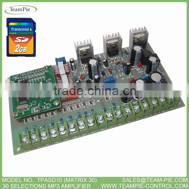 Digital audio amplifier module mp3 player board