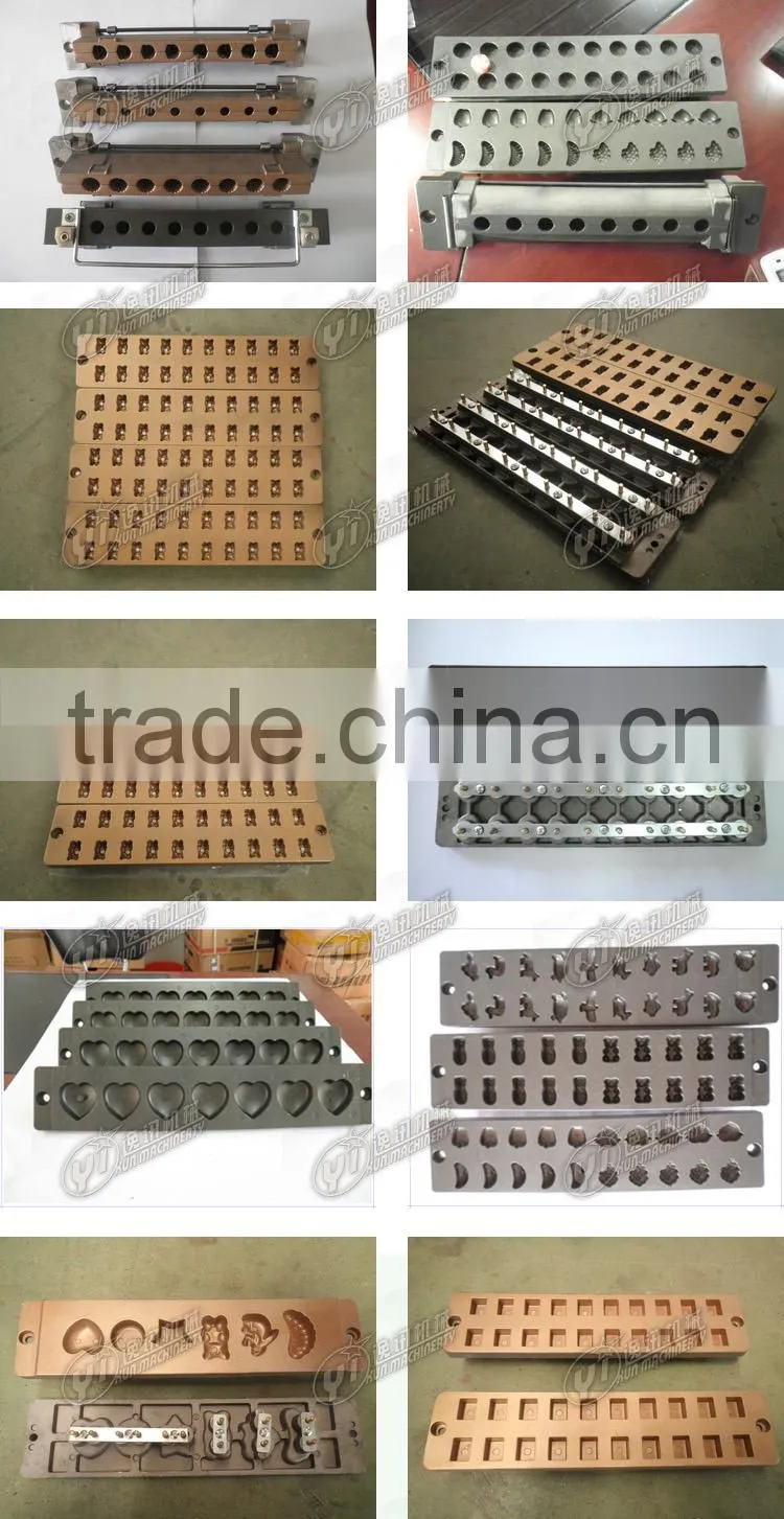 YX600 Factory prices ce multifunctional full automatic mini industrial jelly and hard candy making machine price