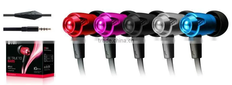Metal earbud , in ear style earphone for SAMSUNG galaxy s5