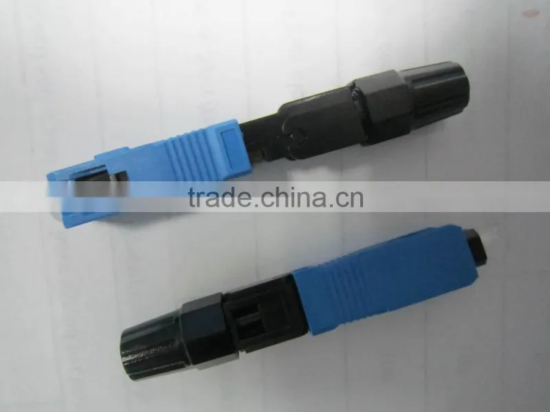sc/apc fast connector field assem/fastbly optical conector for ftth drop cable